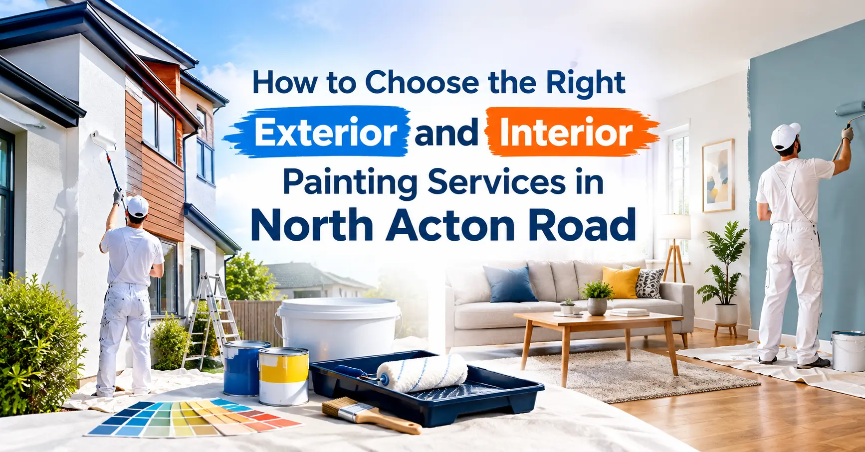 Exterior and Interior Painting Services in North Acton Road